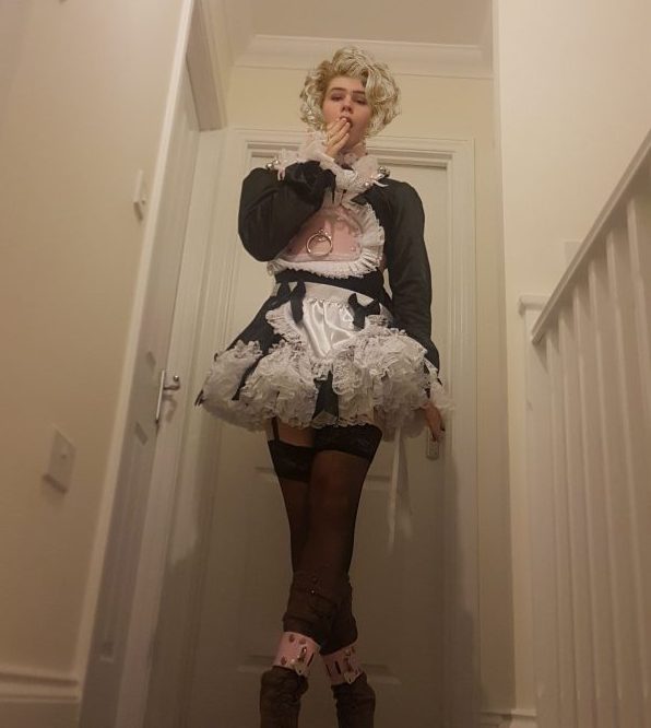 Exposing for a sissy assignment.