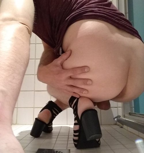 Who wants this sissy to sit on their cock like this?