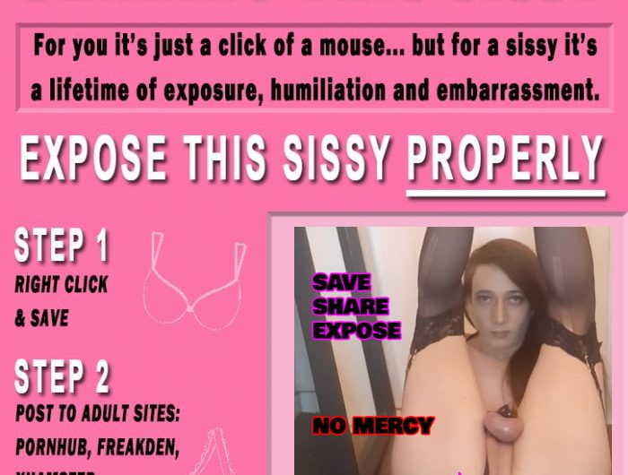 Kyra the sissy slut wants to be exposed and filled