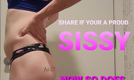 Sissy wants everyone to know her true desires