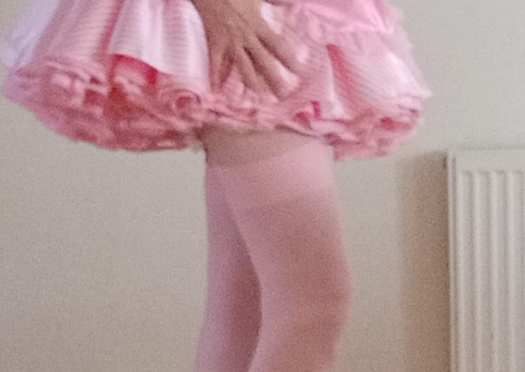 My pink sissy maid dress