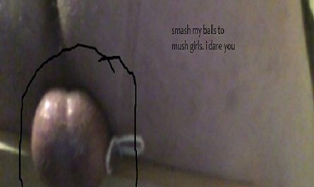 Sissy balls craving a busting