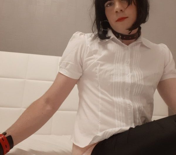 White sissy slut craves submission, real men and humiliation