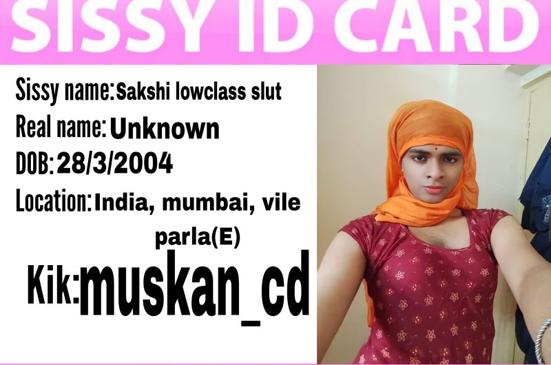 Indian sissy loves being a brainless slut