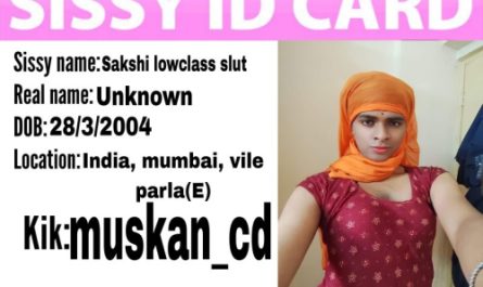 Indian sissy loves being a brainless slut