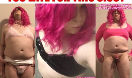 Sissy Donna permanently exposed