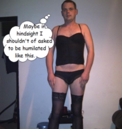 Sissy Boy Rob loves humiliation