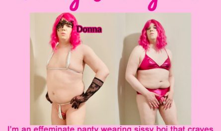 Sissy Donna is without a doubt a sissy panty boi