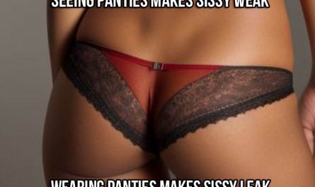 Sissy craves wearing panties constantly