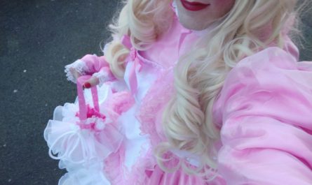 Pink Sissy Maid Marga Exposed