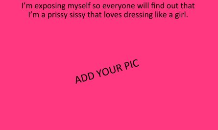Sissy Exposure Alert Template to Expose Yourself