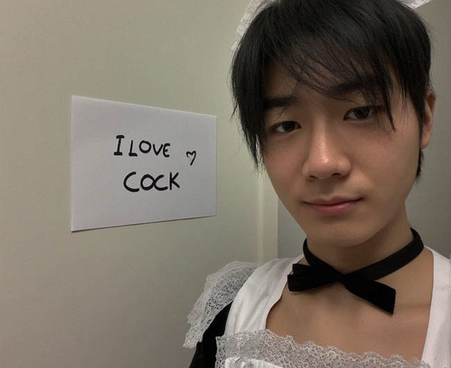 Asian Femboy Sissy Maid Fantasy Comes True