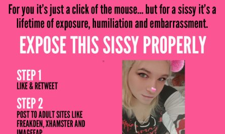 Shameless Attention Seeking Sissy